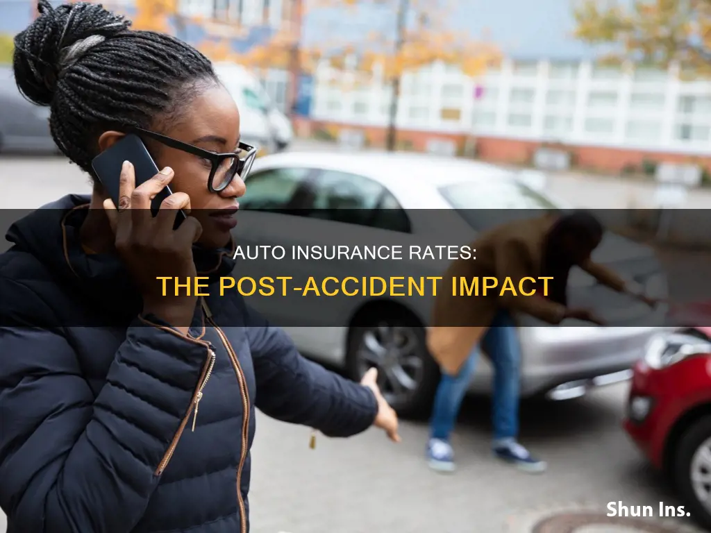 how are auto insurance rate impacted after an accident