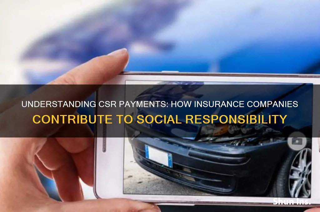 how are csr paid to insurance