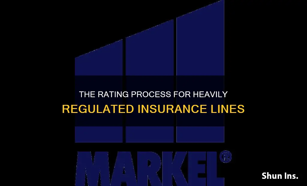 how are heavily regulated lines of insurance rated