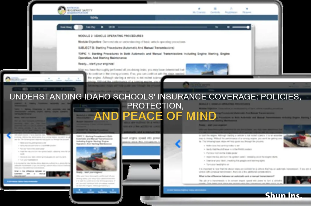 how are idaho schools insured