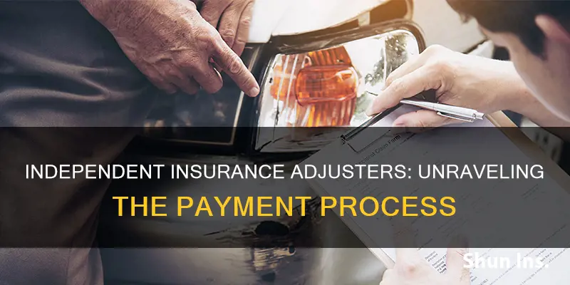 how are independent insurance adjusters paid