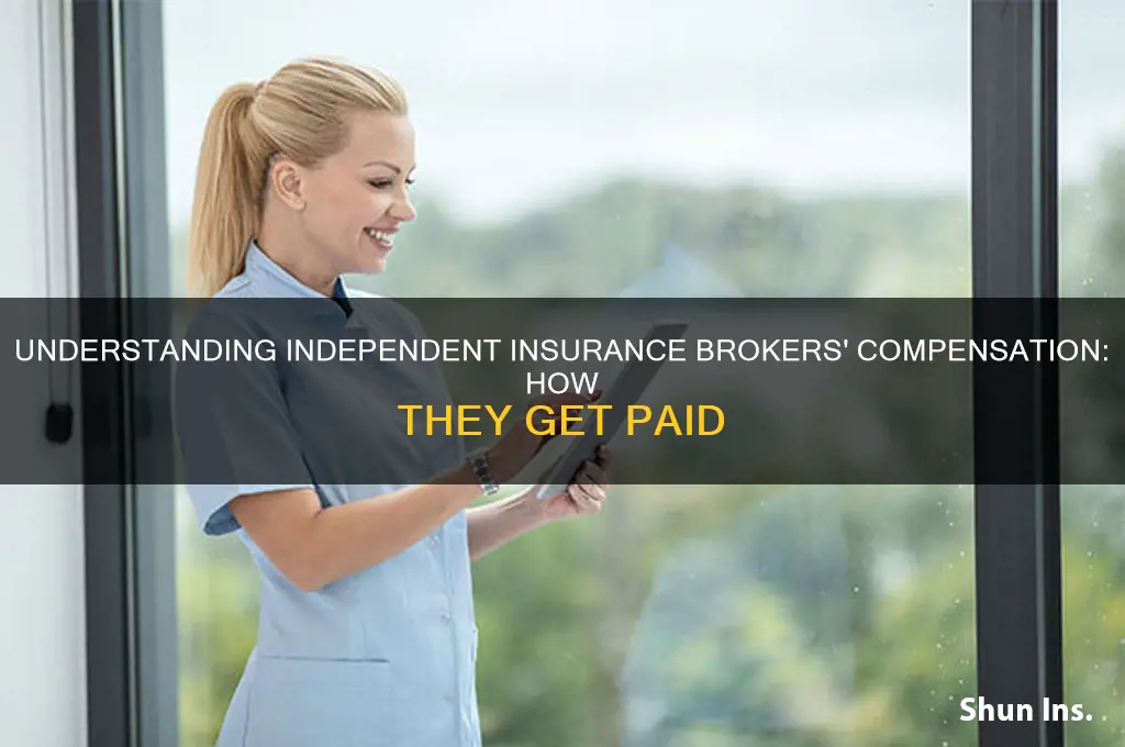 how are independent insurance brokers paid