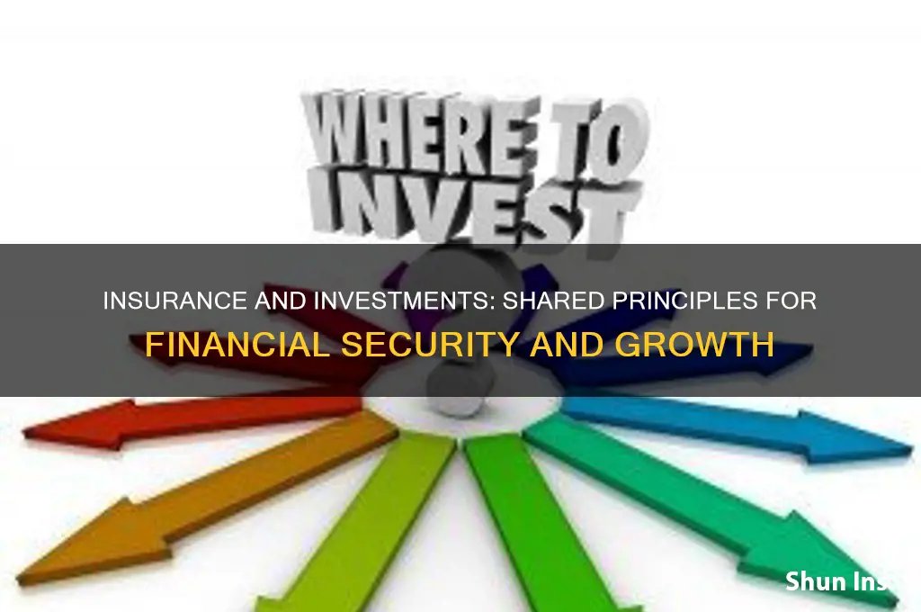 how are insurance and investments alike