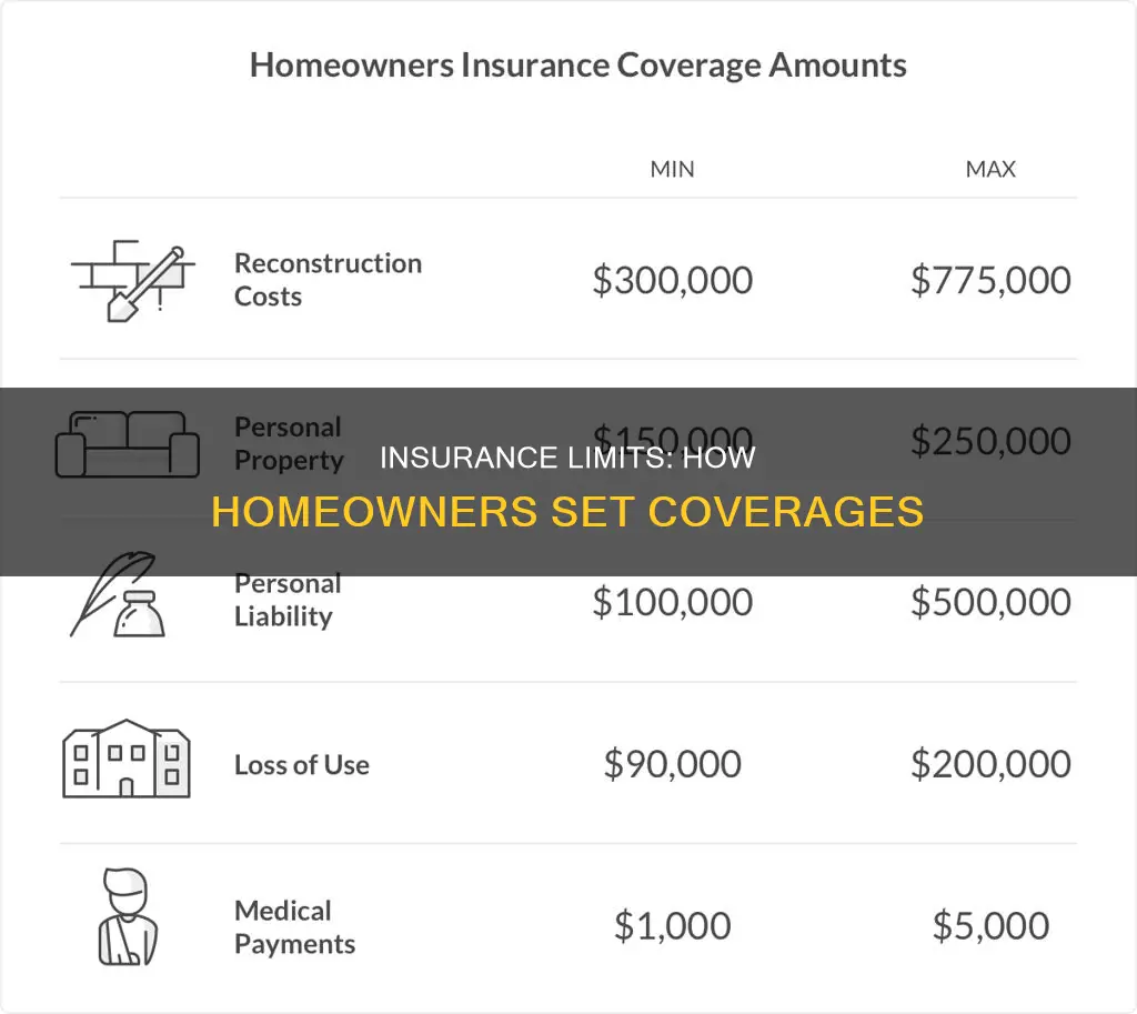 how are insurance limits on house established