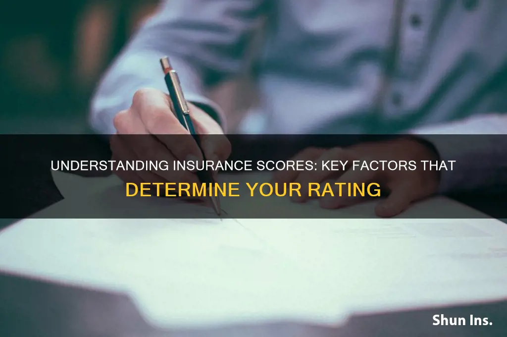 how are insurance scores determined