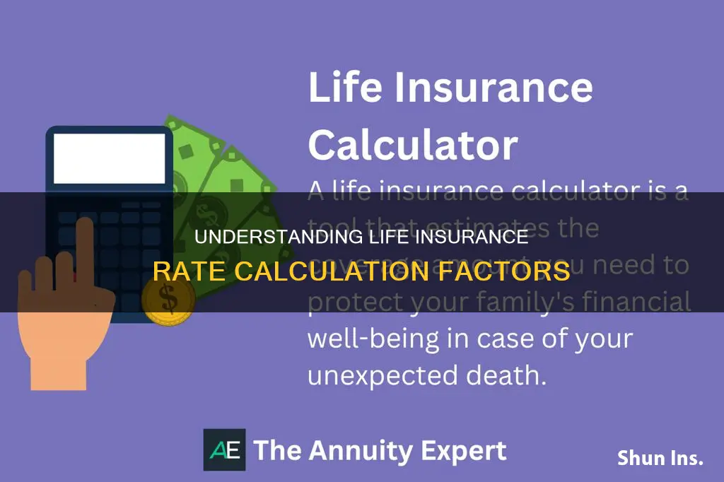 how are life insurance rates calculated