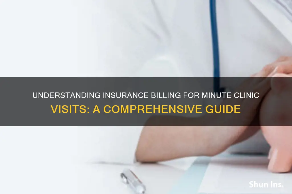 how are minute clinics charged by insurance