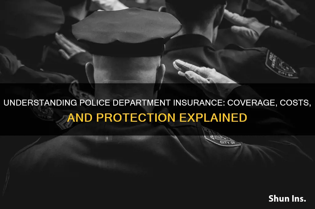 how are police departments insured