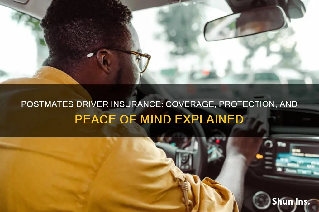 how are postmates drivers insured