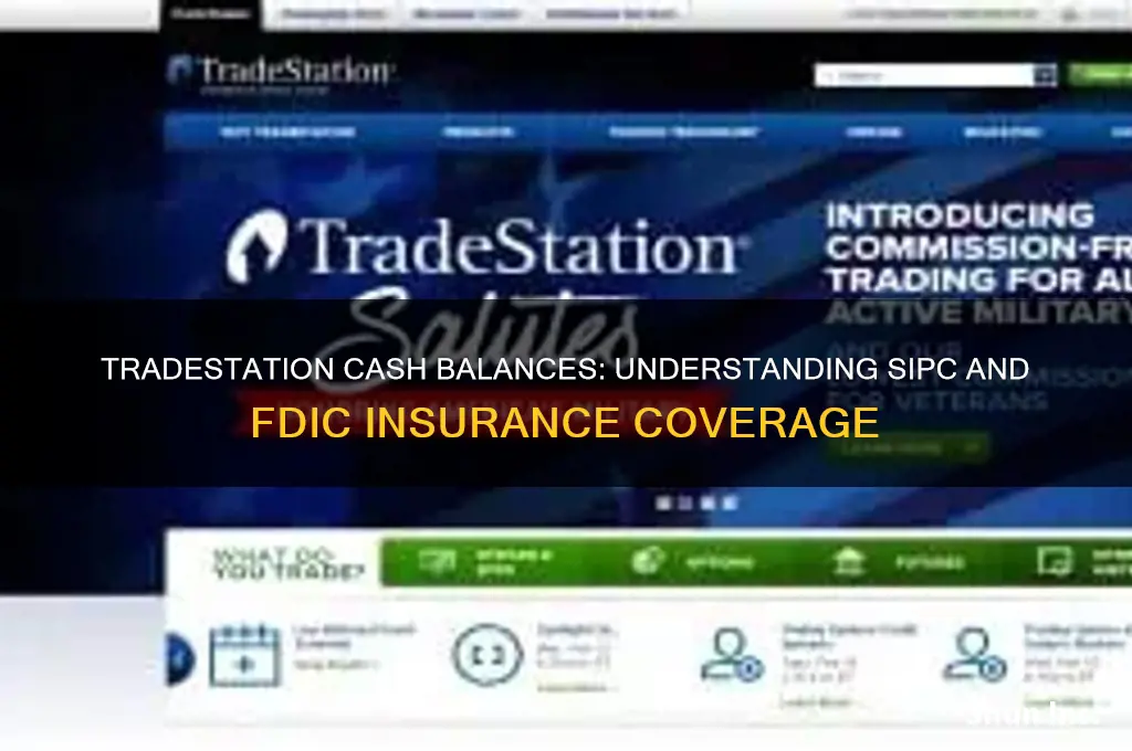 how are tradestation cash balances insured