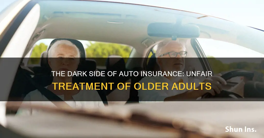 how auto insurers treat older people