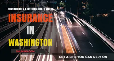 Speeding Tickets: Impact on Insurance in Washington State