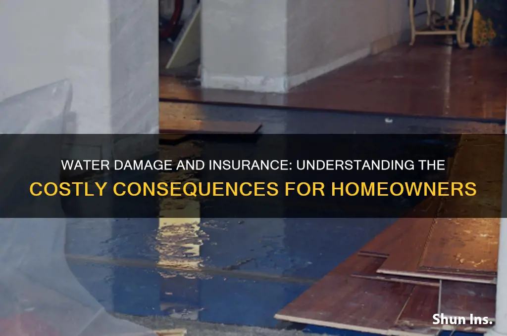 how bad is water damage to insurance