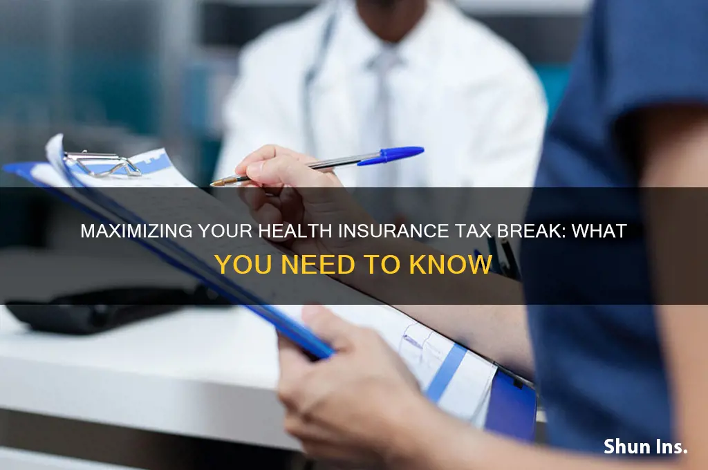 how big is your health insurance tax break