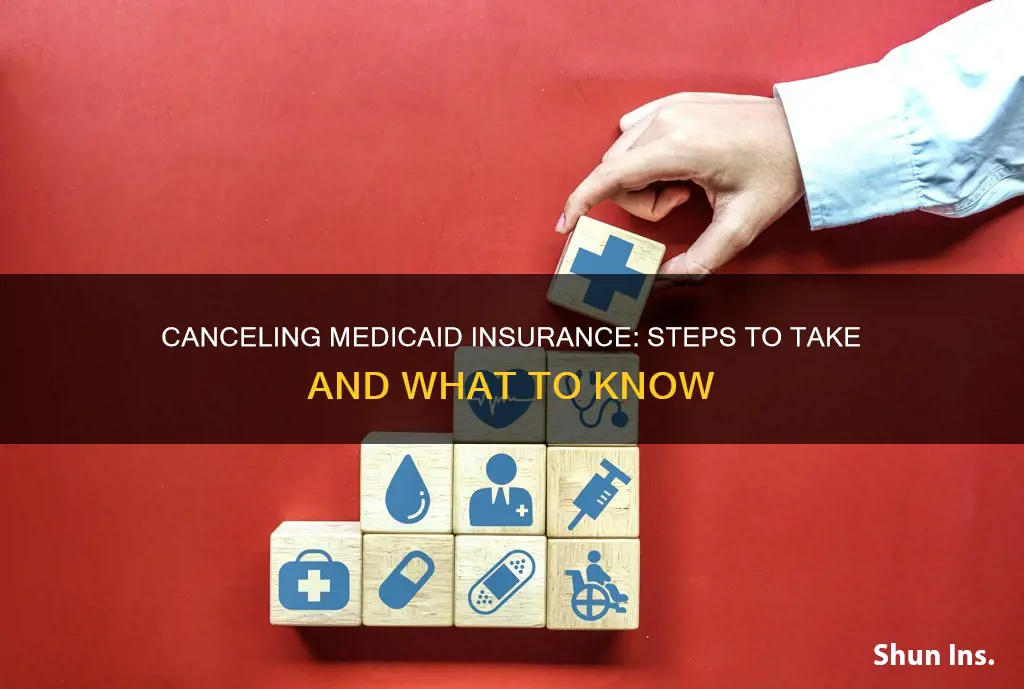 how can I cancel my medicaid insurance