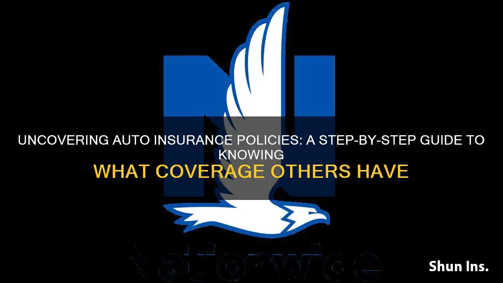 how can I find out what auto insurance someone has