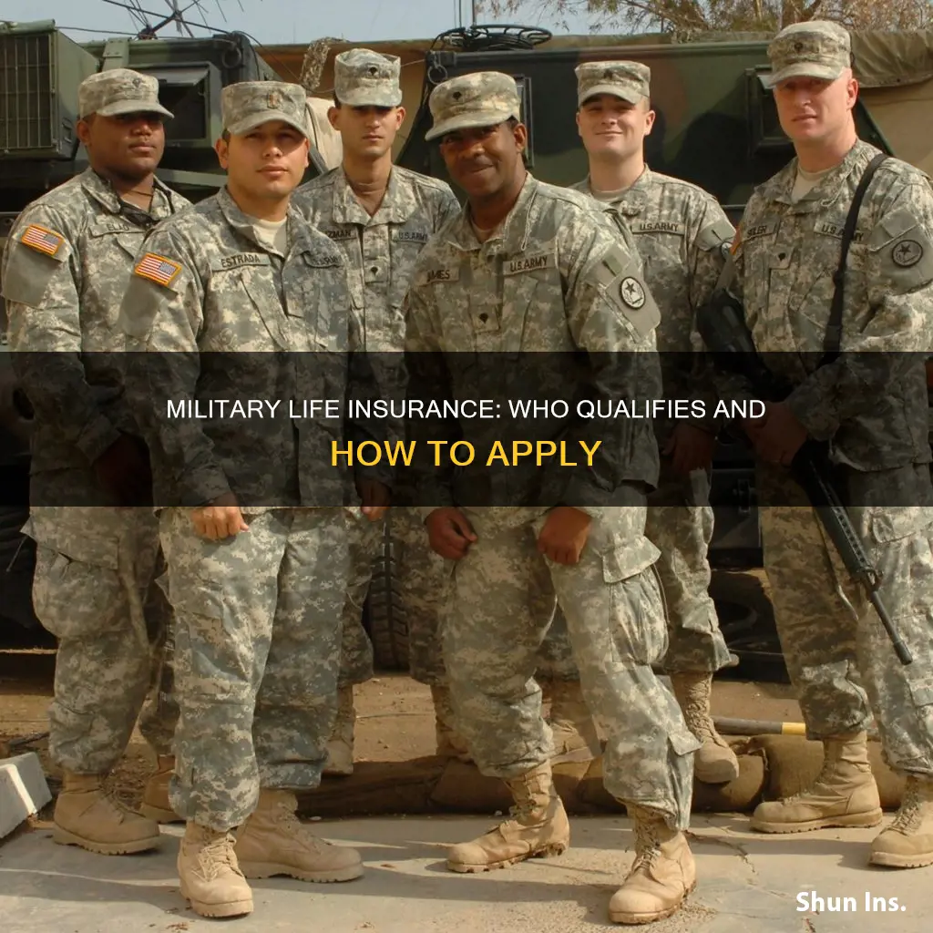 how can I get military life insurance