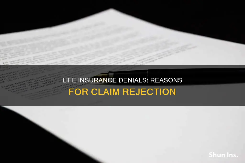 how can life insurance coverage be denied