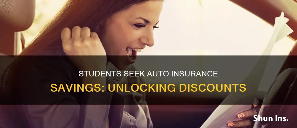 how can students get auto insurance discounts