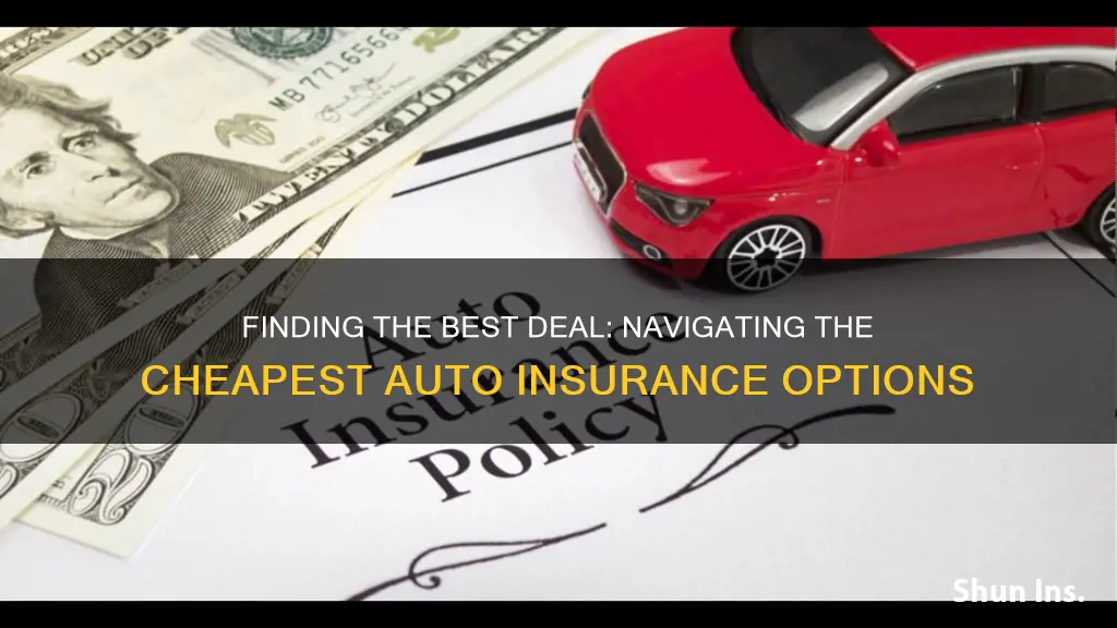 how can you get the cheapest auto insurance option