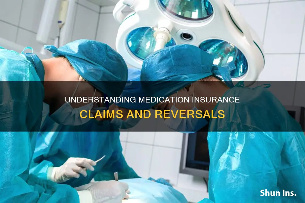 how can you unclaim insurance on medication