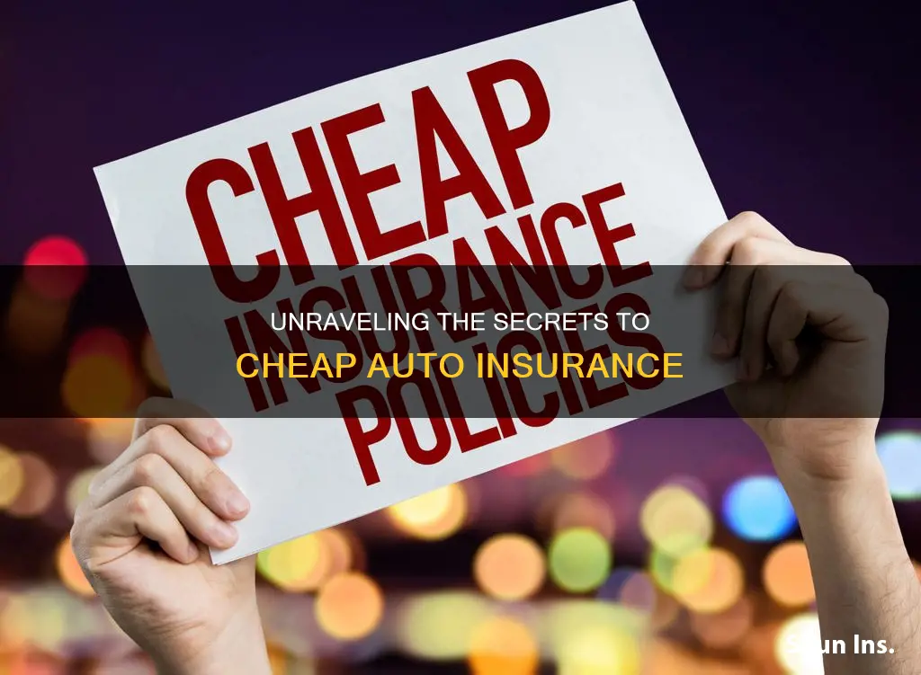 how cheap auto insurance