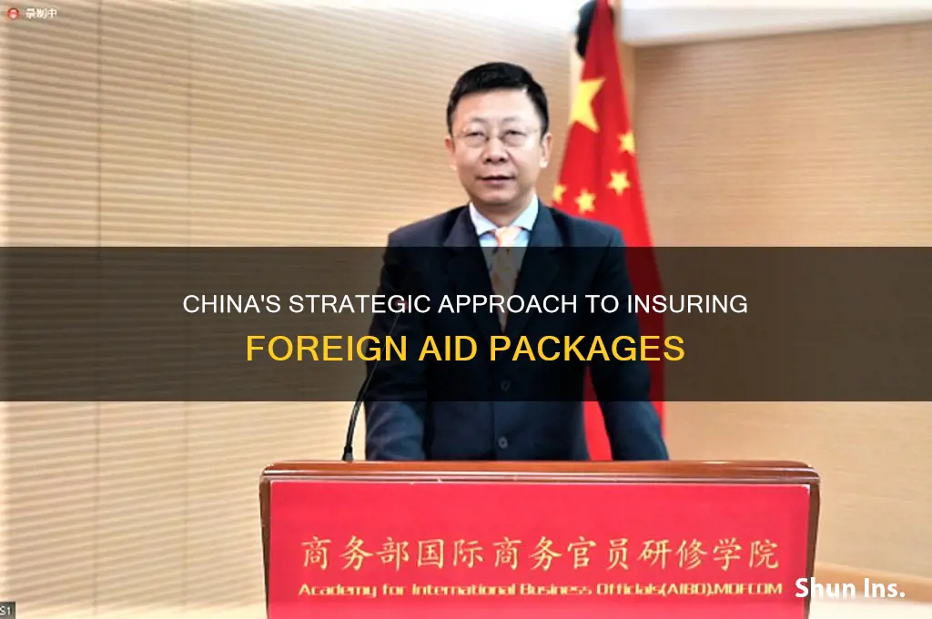 how chinese insure foreign aid packages