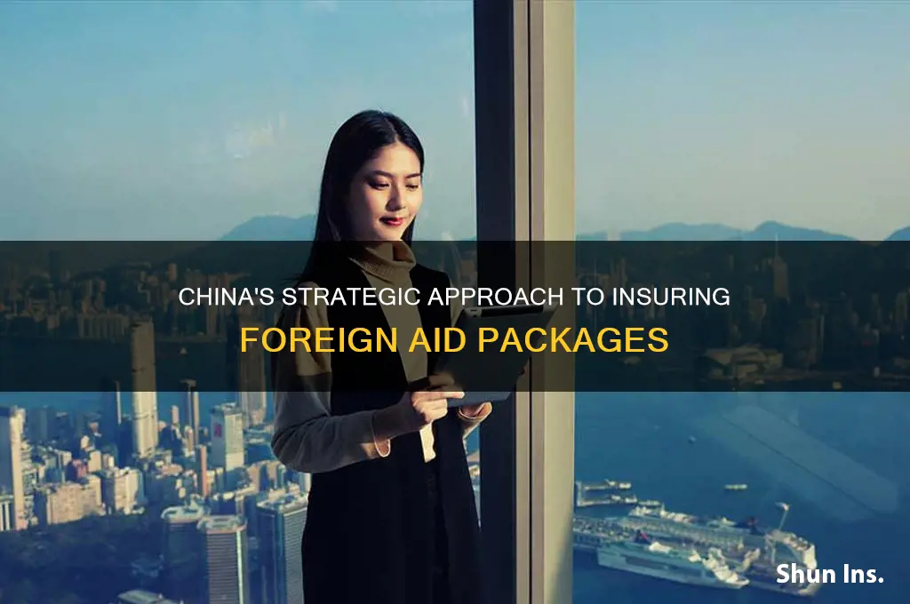 how chinese insure forwign aid packages