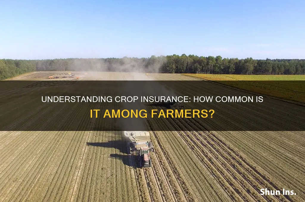 how common is crop insurance