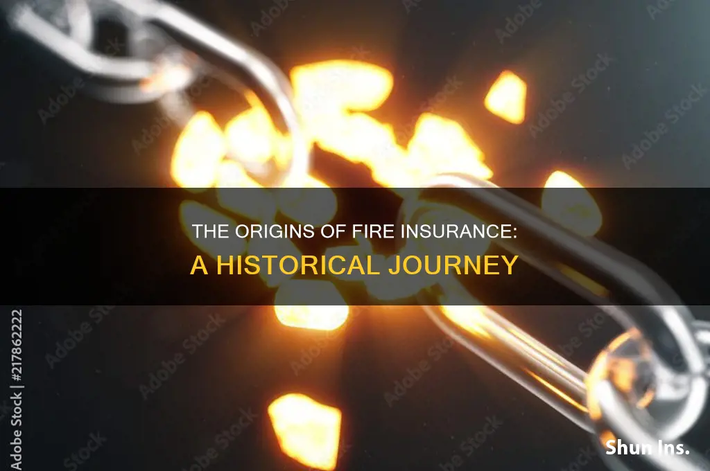 how did fire insurance start