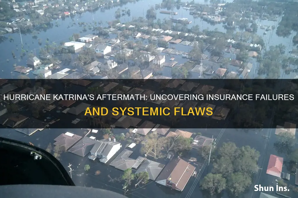 how did hurricane katrina reveal the problems with insurance