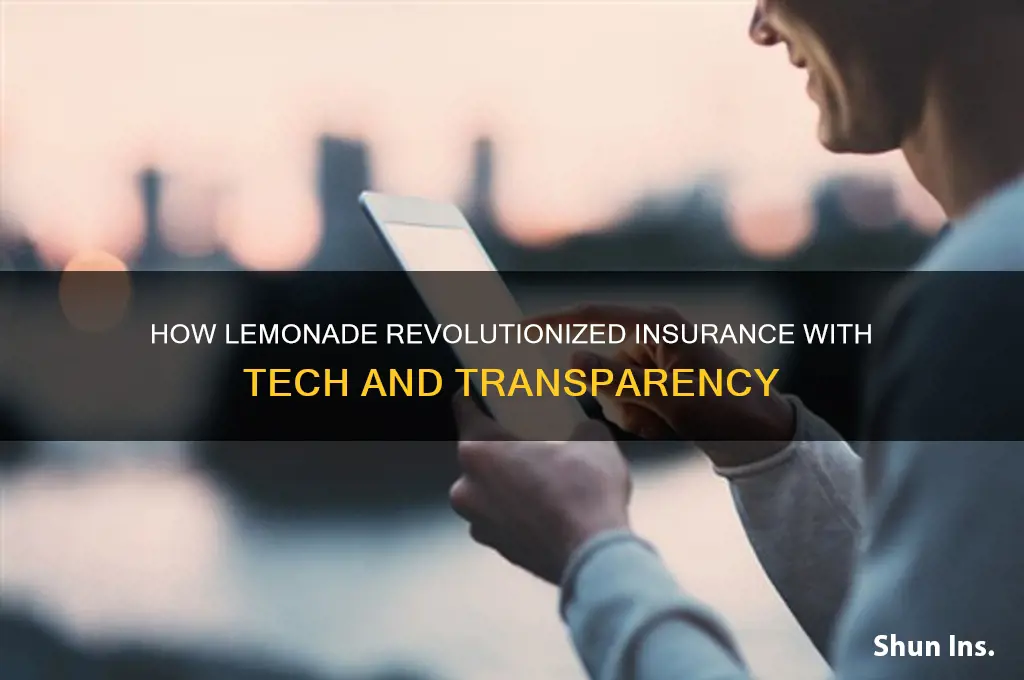 how did lemonade create insurance