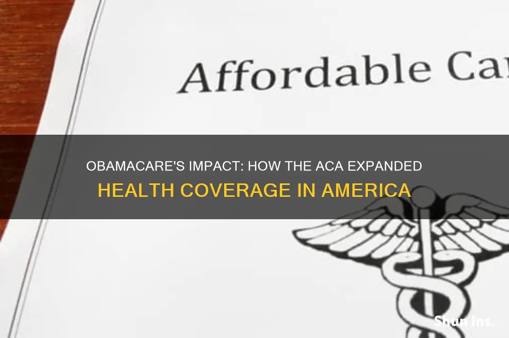 how did obamacare increase insured americans