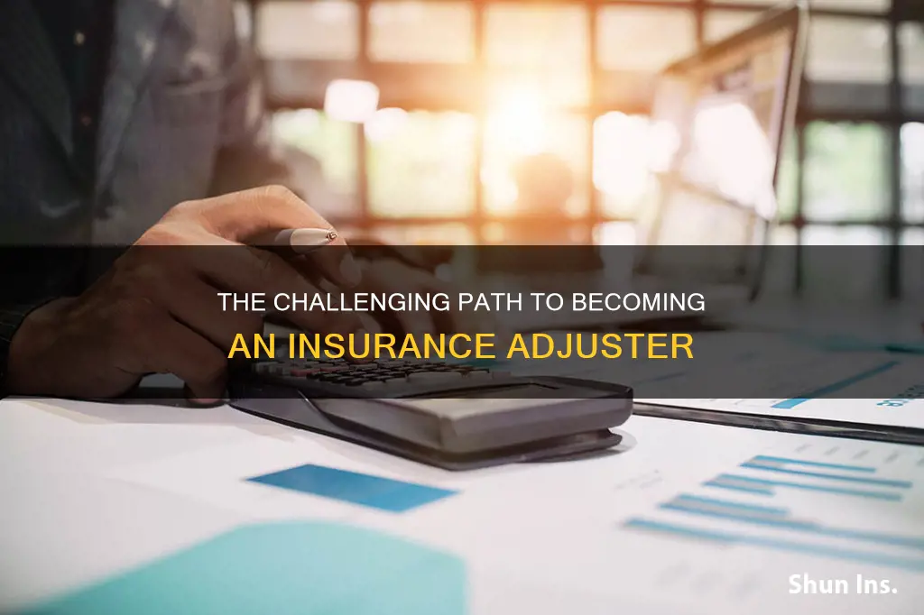 how difficult is it to become an insurance adjuster