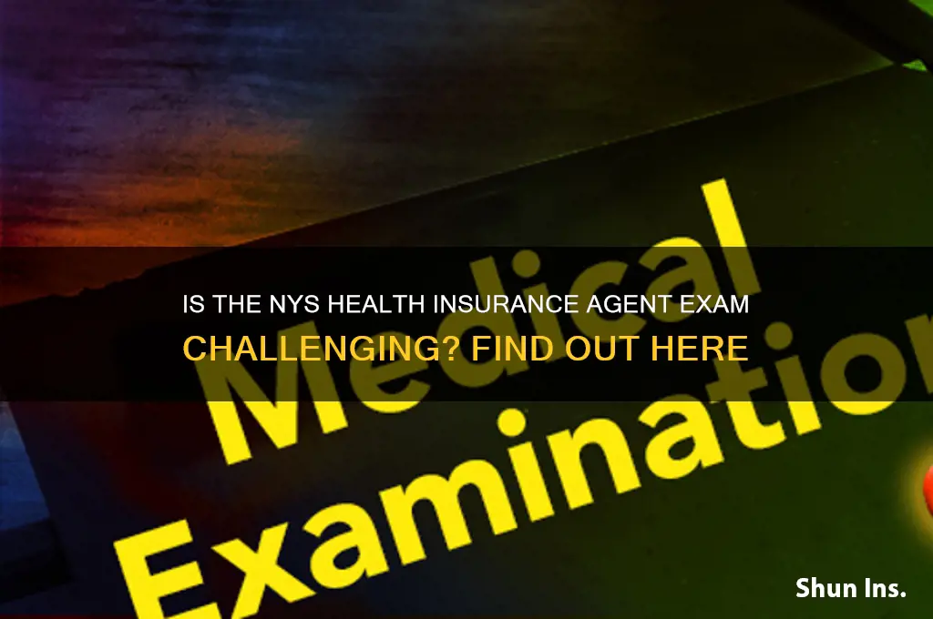 how difficult is the nys health only insurance agent test