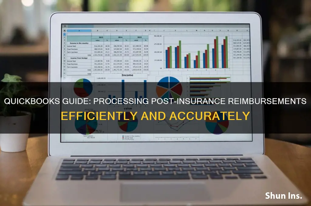 how do a post insurance reimbursement in quickbooks