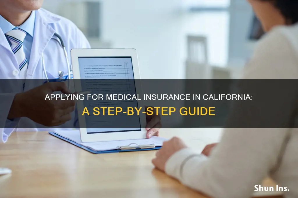how do apply for medical insurance california