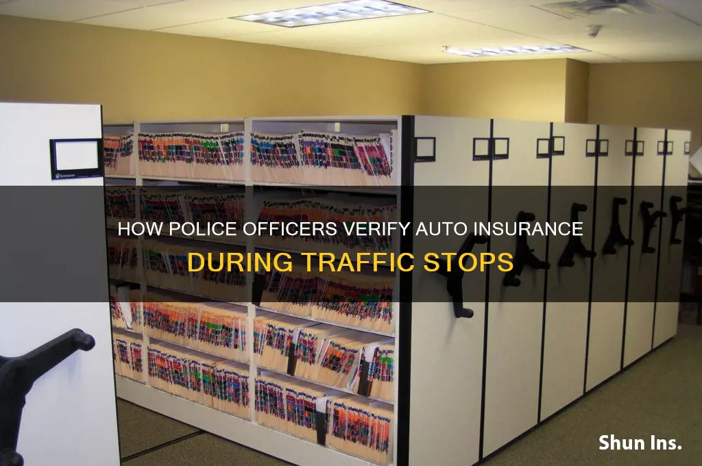 how do cops verify insurance
