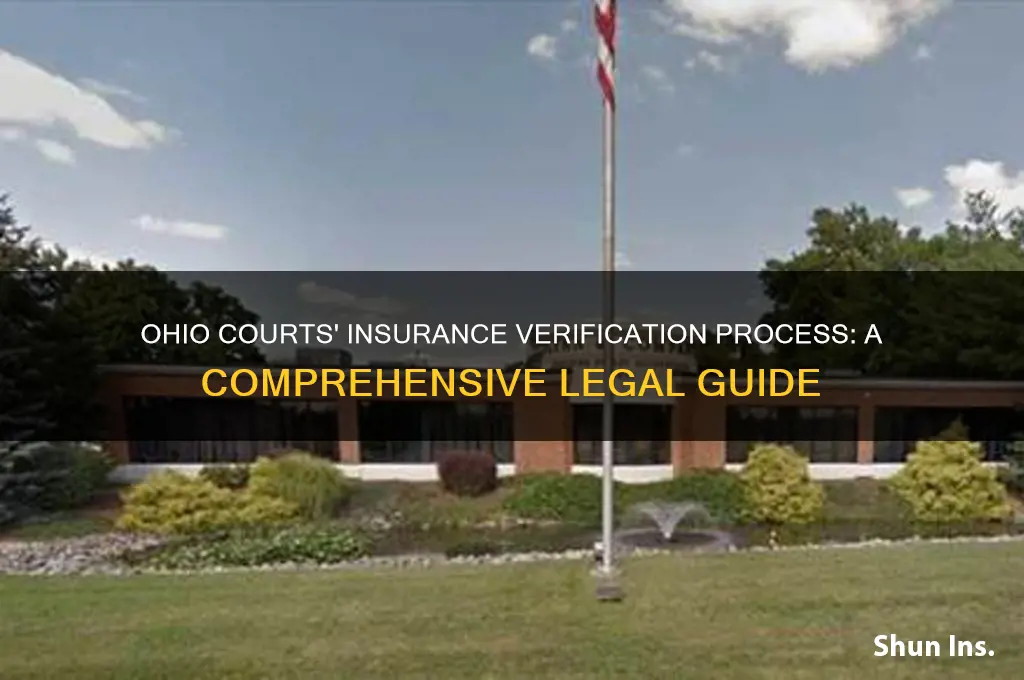how do courts verify insurance ohio