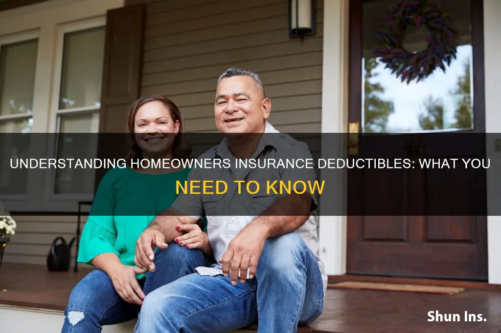 how do deductibles work for homeowners insurance