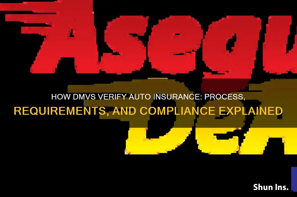 how do dmv verify insurance
