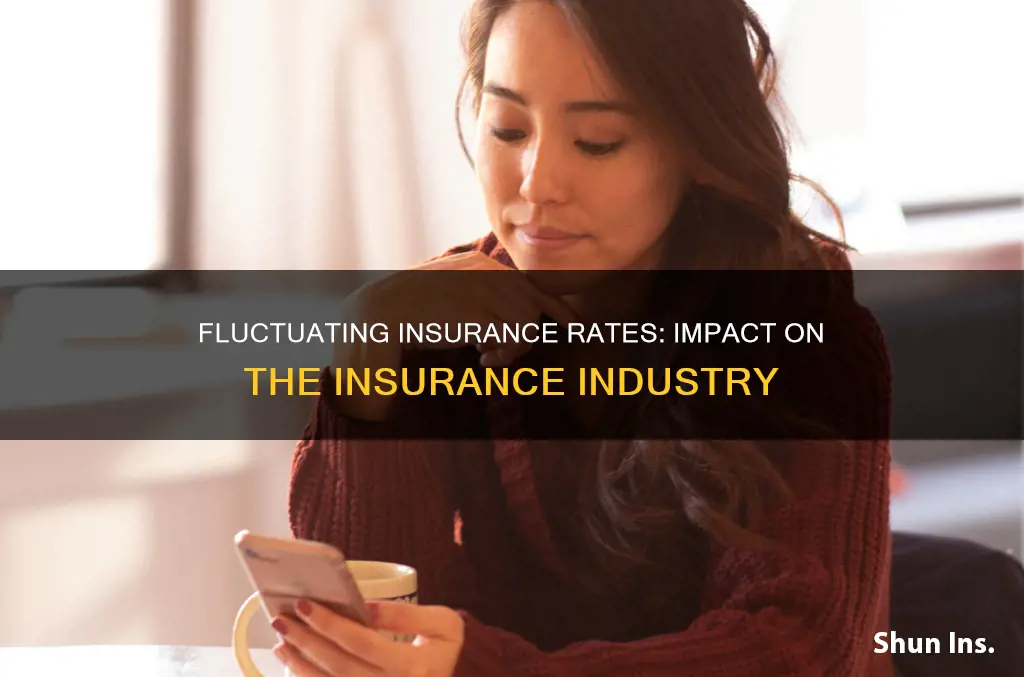 how do fluctuations in insruance rates effect insurance industry
