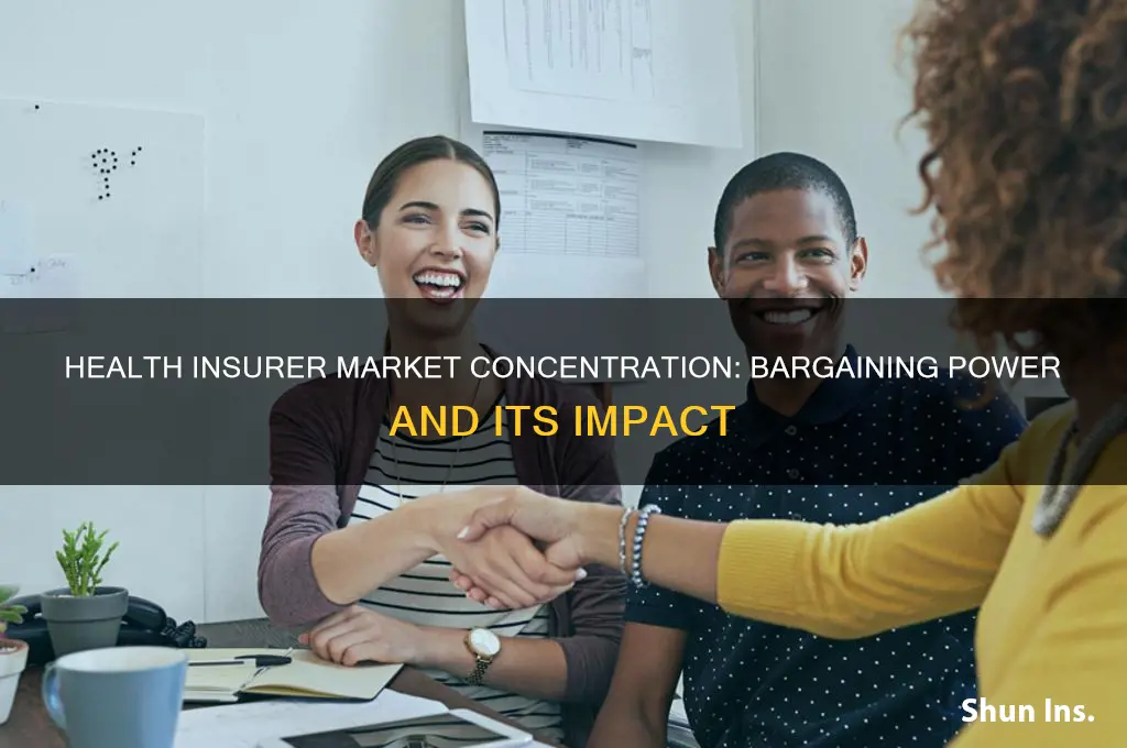 how do health insurer market concentration and bargaining power
