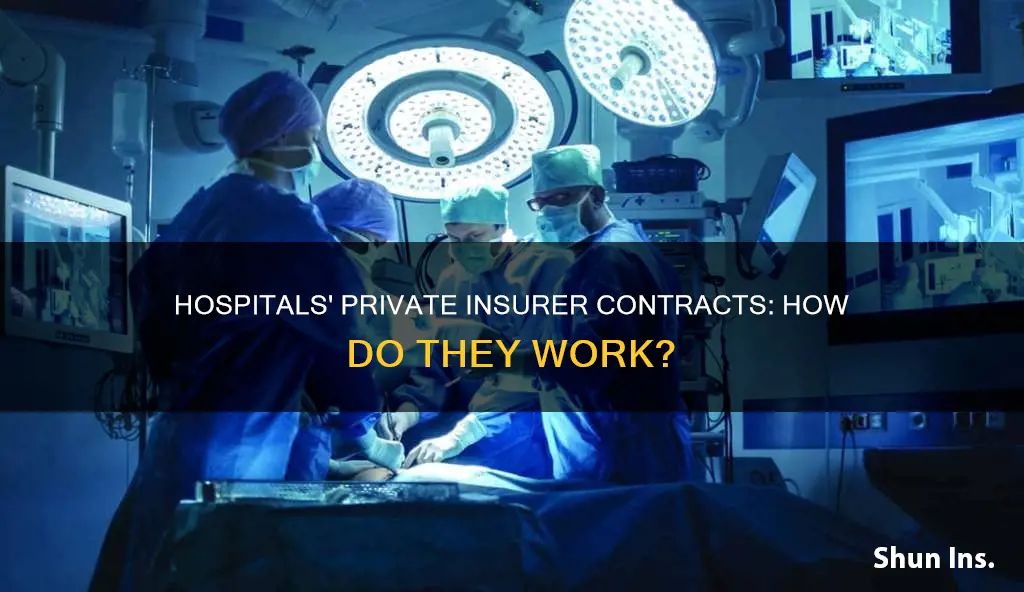 how do hospitals contract with private insurers