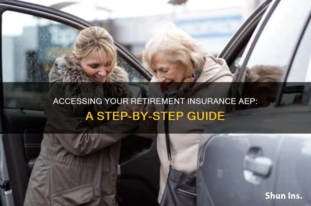 how do i access my retirement insurance aep