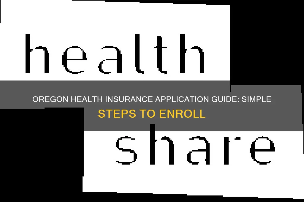how do i apply for health insurance in oregon