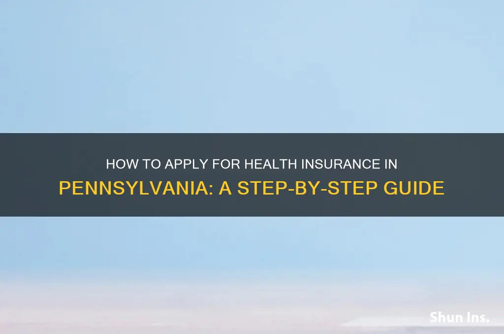 how do i apply for health insurance in pa