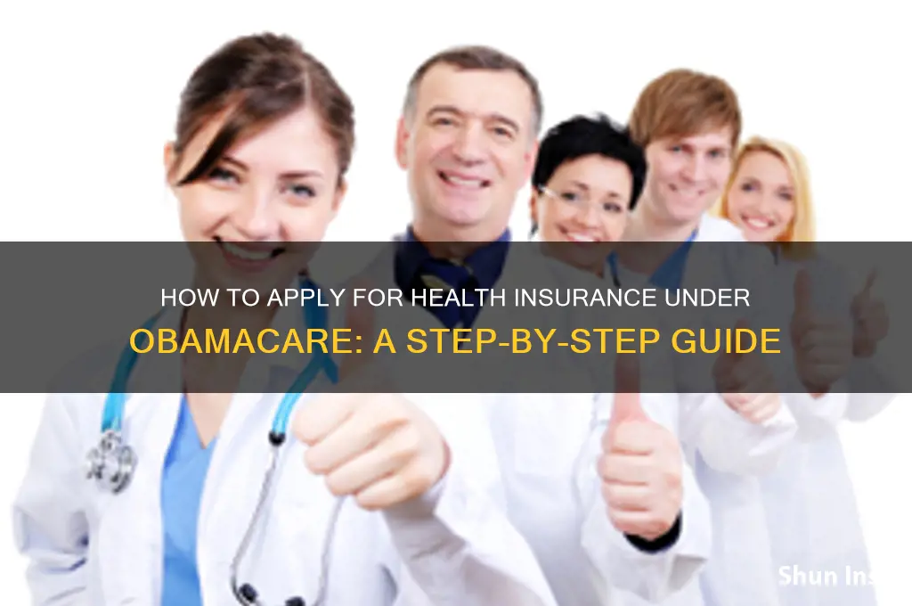 how do i apply for health insurance under obamacare
