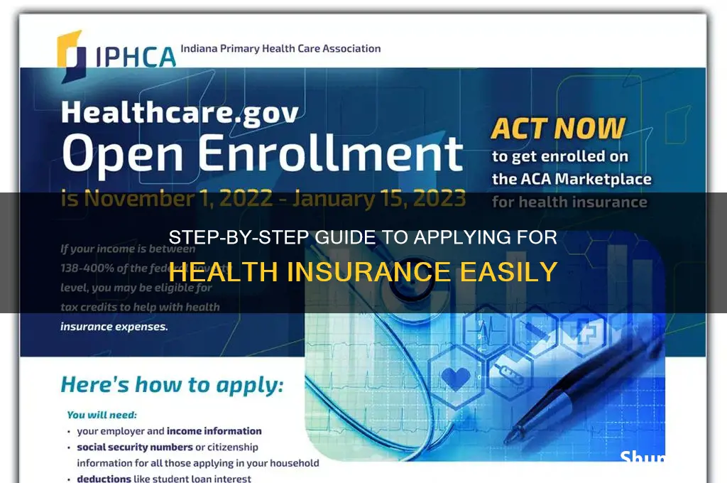 how do i apply for health insurance
