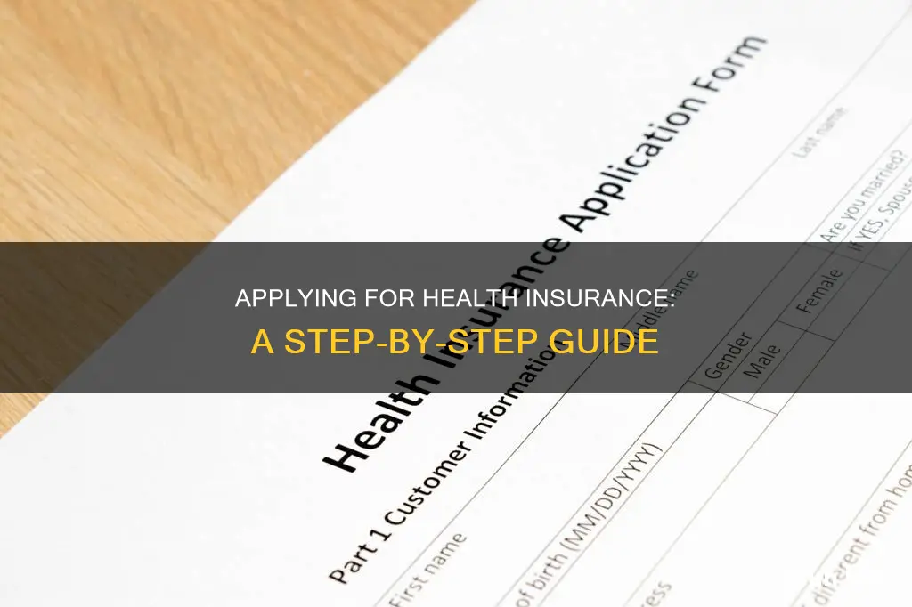 how do I apply for heath insurance